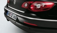 Накладка на кромку крышки багажника (нерж.) 1 шт. VW SCIROCCO 2009 >